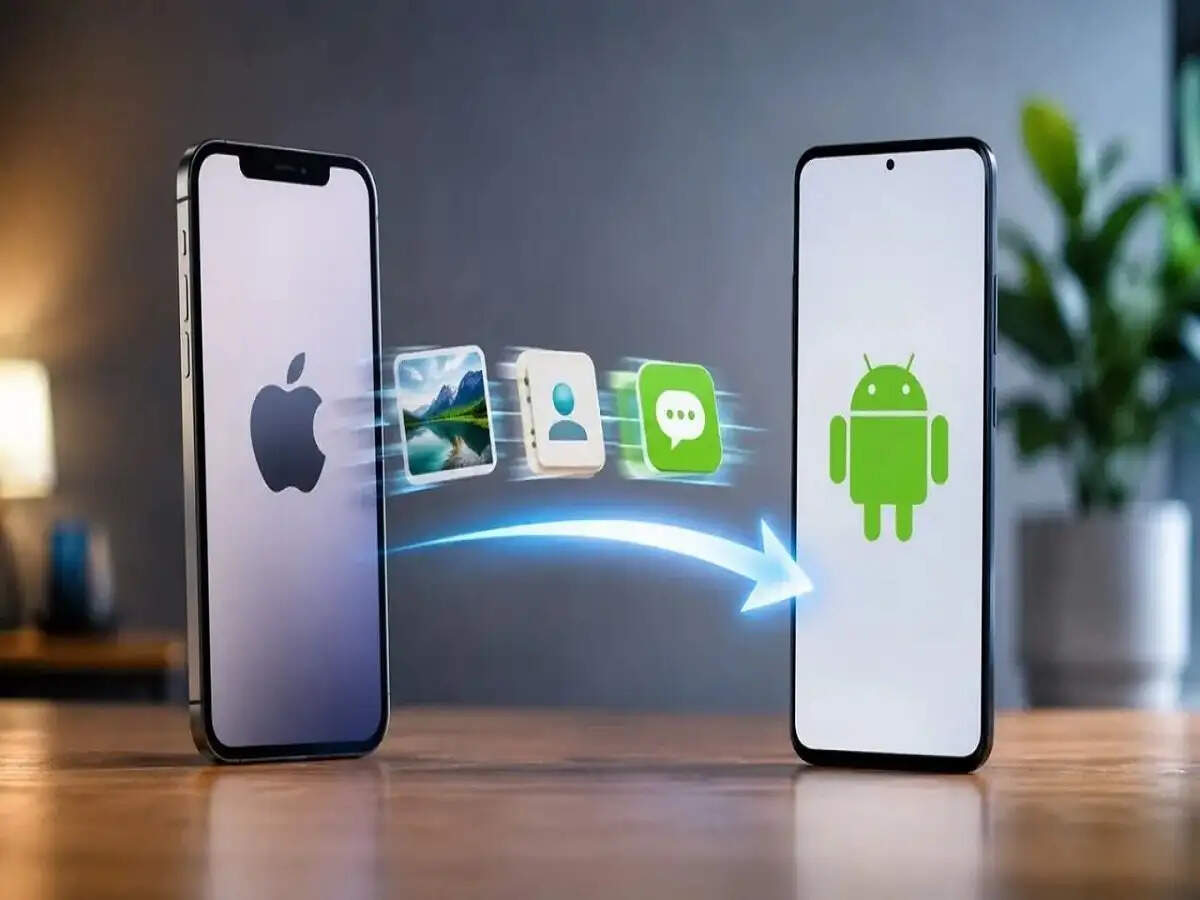 Photos Shift Process- इस ट्रिक की मदद से&nbsp;मिनटों में&nbsp;iPhone से&nbsp;Android फोन में शिफ्ट करें फोटो, कॉन्टैक्ट और चैट्स, जानिए इसके बारे में