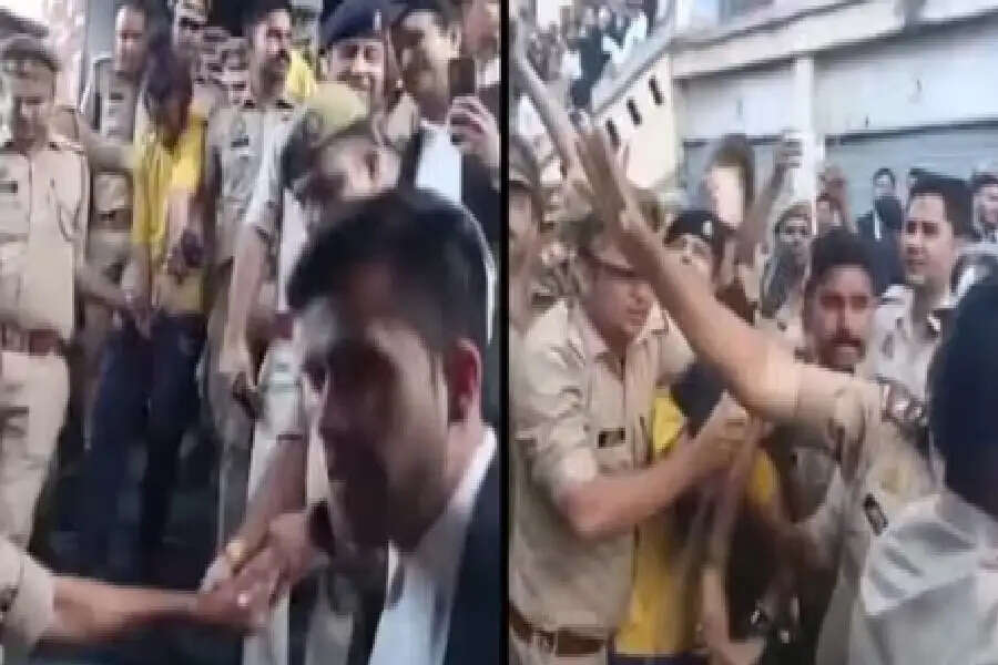 यूपी में एक्स नेवी ऑफिसर की नृशंस हत्या के आरोपी मुस्कान और साहिल की वकीलों ने कर दी पिटाई, देखें वायरल वीडियो