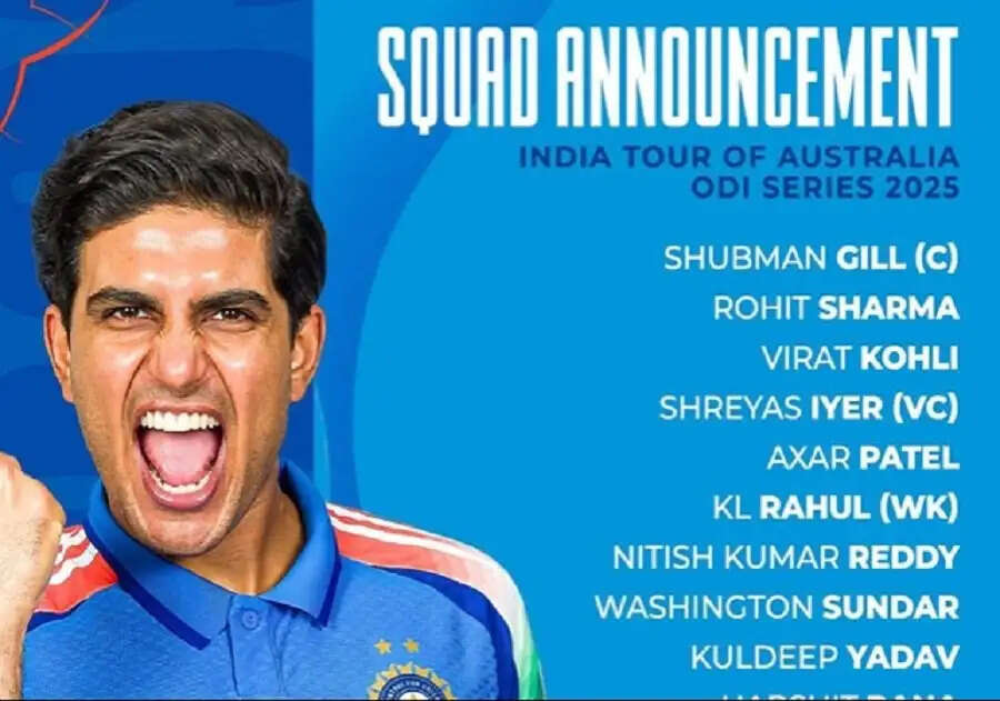 India vs Australia ODI Series Team Announced-&nbsp;ऑस्ट्रेलिया वनडे सीरीज के लिए भारतीय टीम का ऐलान, रोहित शर्मा से छीनी कप्तानी