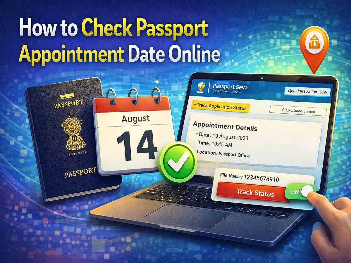 पासपोर्ट अपॉइंटमेंट डेट ऑनलाइन कैसे चेक करें? Passport Seva पोर्टल से जानें आसान तरीका