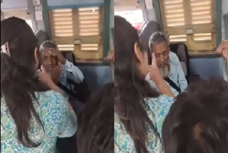 Video: शख्स चलती ट्रेन में बना रहा था महिला के इस पार्ट का वीडियो, उसने देखा तो कर दी थप्पडों की बरसात, वीडियो वायरल