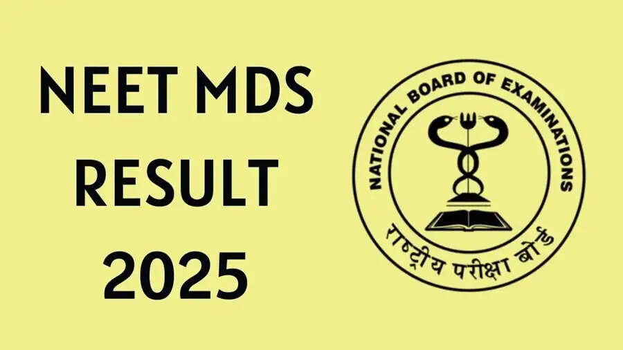 Result 2025-  NEET MDS परीक्षा 2025 का परिणाम जारी, ऐसे करे चेक