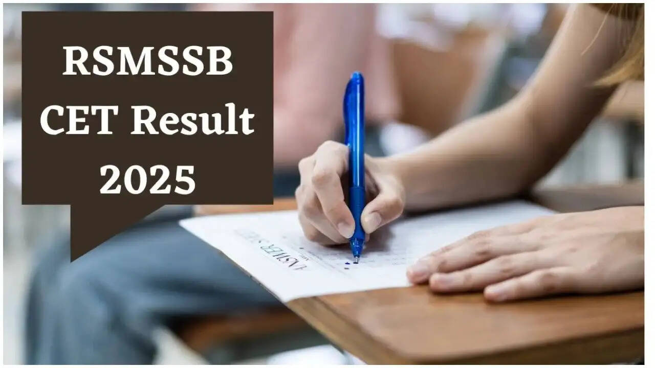Result 2025- &nbsp;RSMSSB ने CET Graduation लेवल परीक्षा 2025 का परिणाम जारी हुआ, ऐसे करें चेक