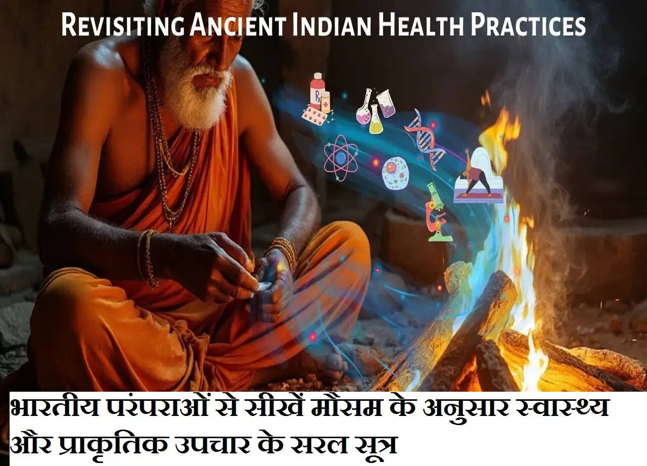 भारतीय परंपराओं से सीखें मौसम के अनुसार स्वास्थ्य और प्राकृतिक उपचार के सरल सूत्र