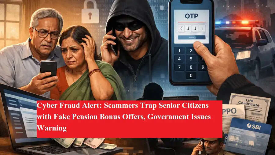 साइबर फ्रॉड अलर्ट: पेंशन बोनस के नाम पर बुजुर्गों से ठगी, सरकार ने जारी की सख्त चेतावनी