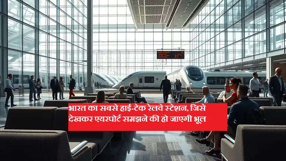भारत का सबसे हाई-टेक रेलवे स्टेशन, जिसे देखकर एयरपोर्ट समझने की हो जाएगी भूल