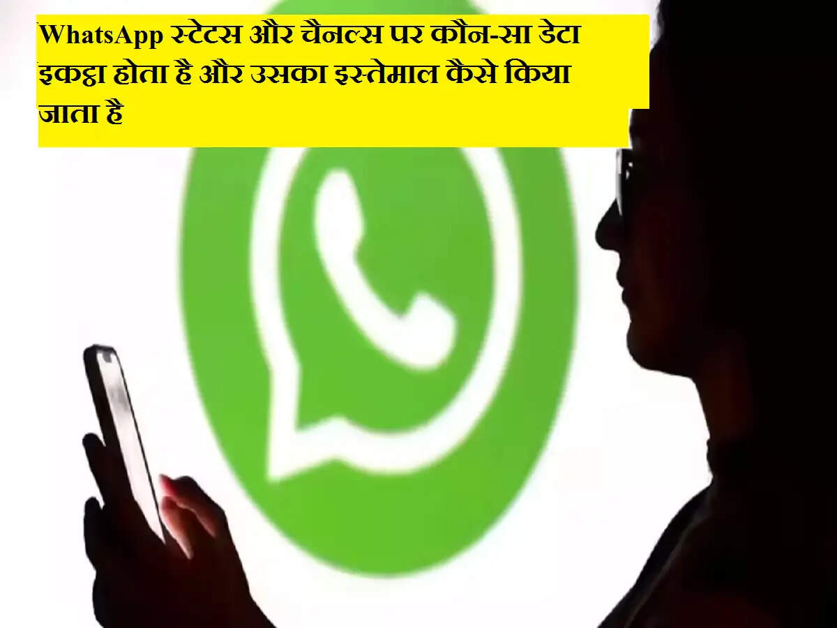 WhatsApp स्टेटस और चैनल्स पर कौन-सा डेटा इकट्ठा होता है और उसका इस्तेमाल कैसे किया जाता है
