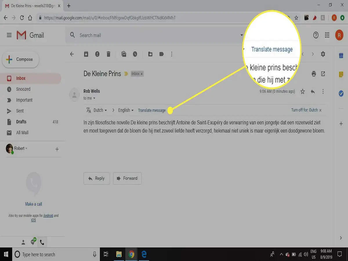 Gmail ऐप में विदेशी भाषा के ईमेल तुरंत पढ़ें: मोबाइल पर ईमेल ट्रांसलेट करने का आसान तरीका