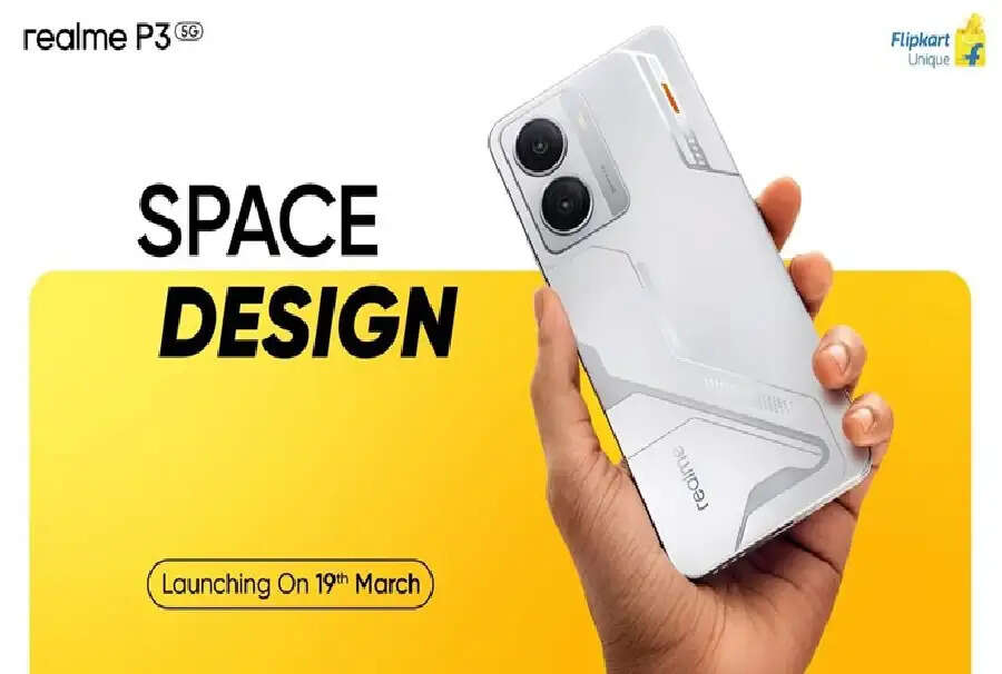 Realme P3 5G की भारत में शुरुआती कीमत होगी  ₹16,999, 19 मार्च को P3 Ultra और Air Buds7 के साथ होगा लॉन्च
