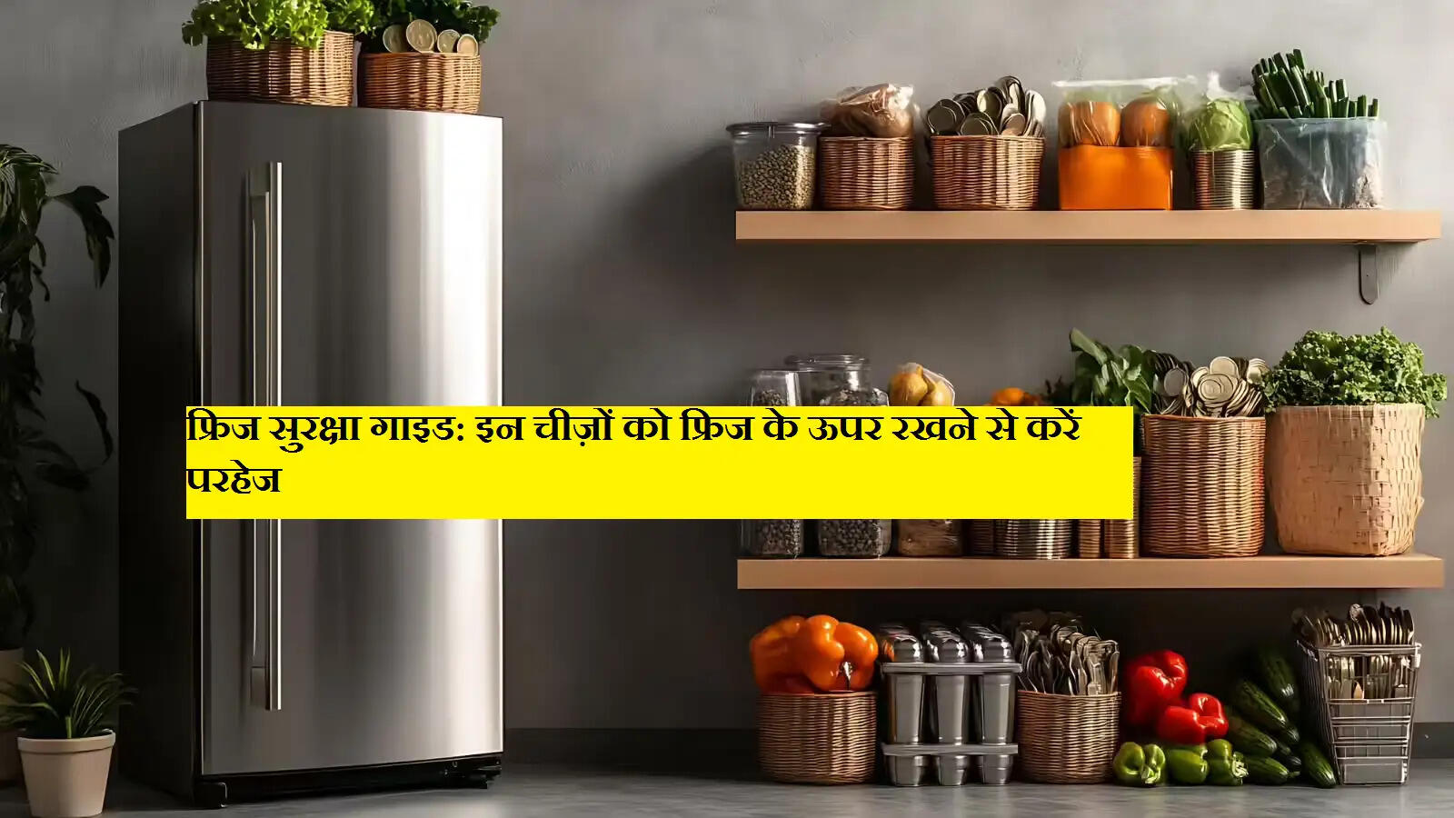 फ्रिज सुरक्षा गाइड: इन चीज़ों को फ्रिज के ऊपर रखने से करें परहेज