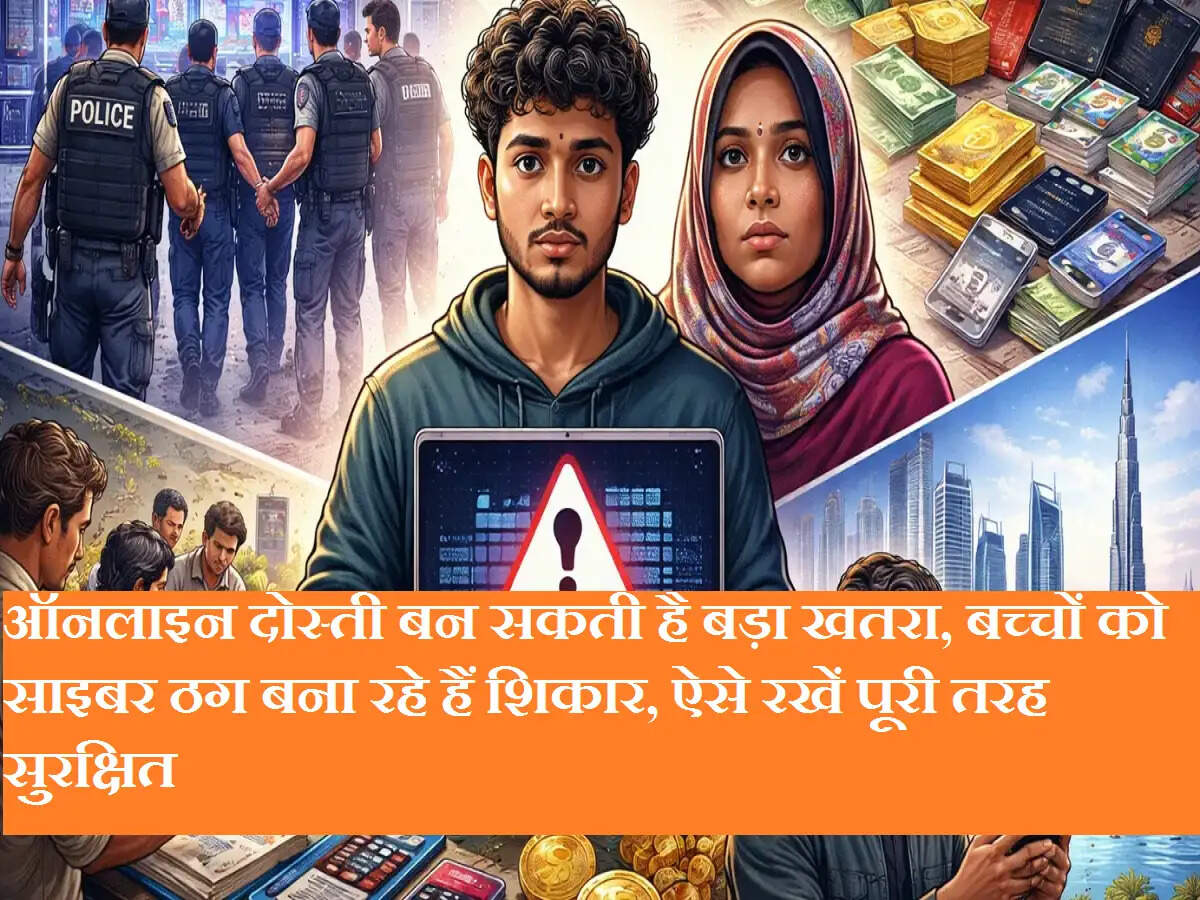 ऑनलाइन दोस्ती बन सकती है बड़ा खतरा, बच्चों को साइबर ठग बना रहे हैं शिकार, ऐसे रखें पूरी तरह सुरक्षित