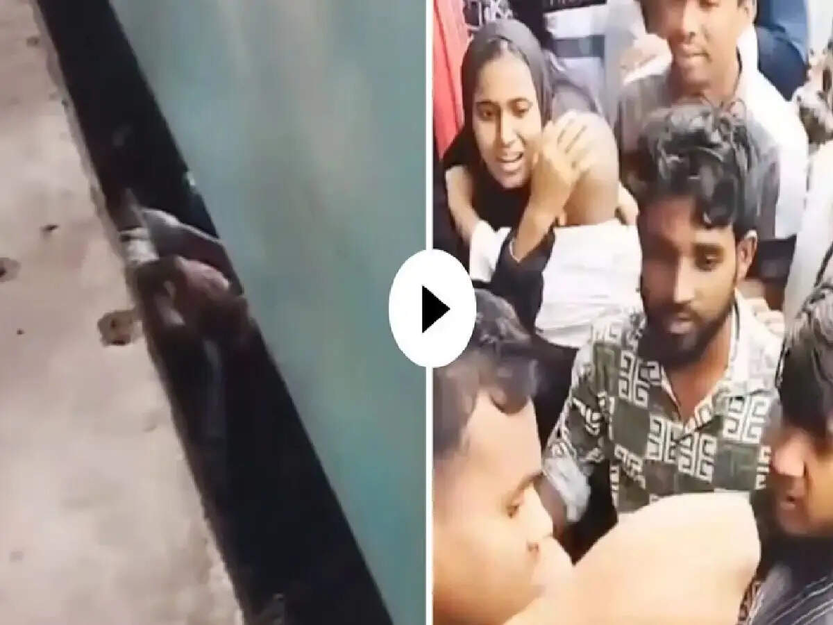 Video:  बेटे को बचाने के लिए रेलवे ट्रैक पर कूदा पिता, ऊपर से गुजर गए ट्रेन के 8 डिब्बे, रोमांचक वीडियो वायरल