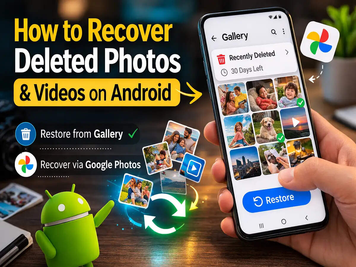 Android फोन से डिलीट हुई फोटो और वीडियो वापस कैसे पाएं? जानें आसान रिकवरी तरीका