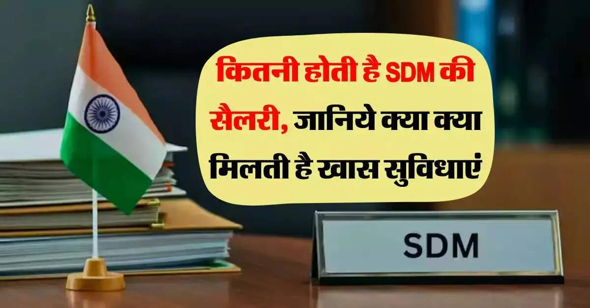 SDM Rights and Salary- क्या आपको SDM के अधिकार और सैलरी का मालूम हैं, चलिए जानते हैं
