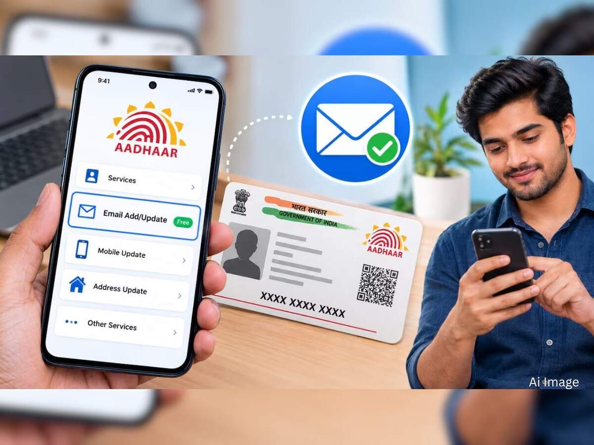 Aadhaar Card Update: Link your email ID to your Aadhaar card for free—here is the easy process.