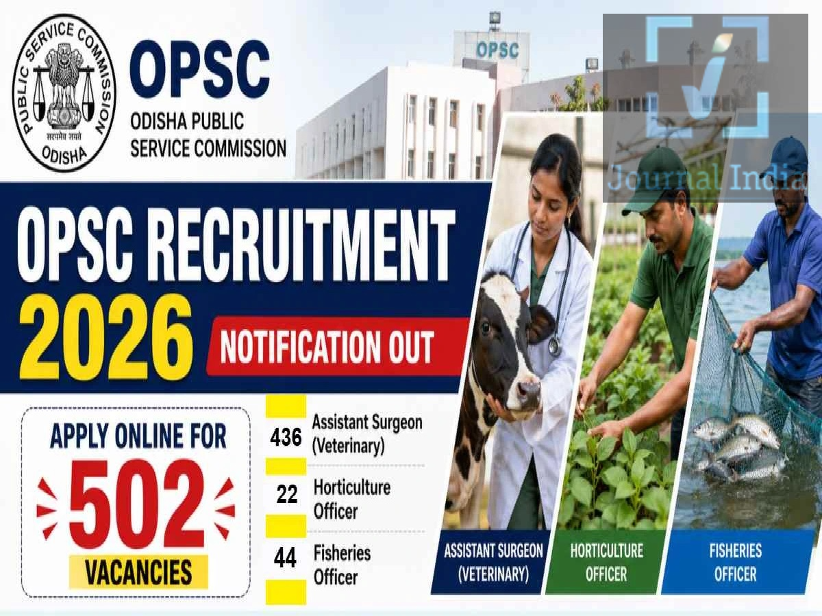 OPSC Recruitment 2026: Recruitment for various posts in Odisha for graduates; apply before the deadline.