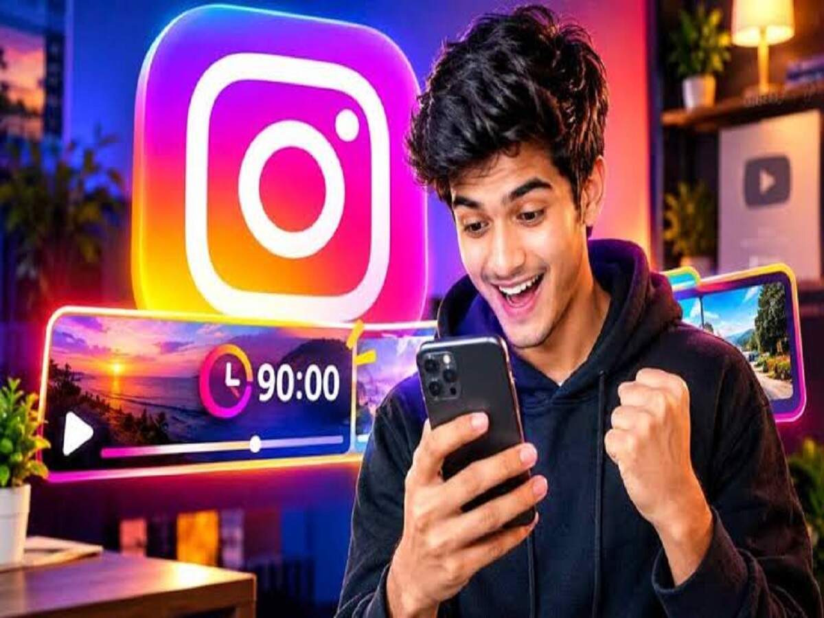 Instagram Update- Instagram पर भी अब 90 मिनट के वीडियो अपलोड, जानिए नए फीचर के बारें में