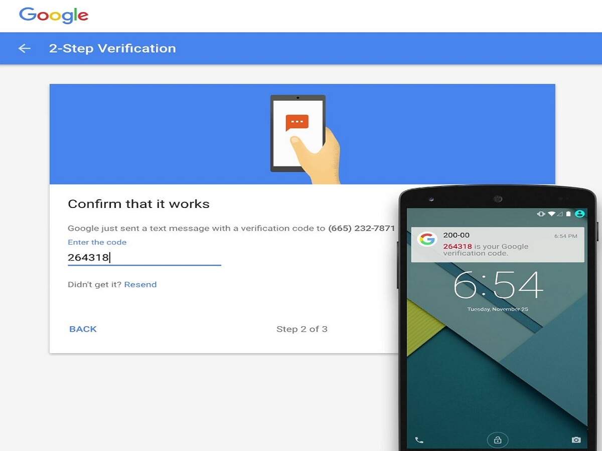 Google Account – Keep your Google account secure with 2-Step Verification; get the full details.