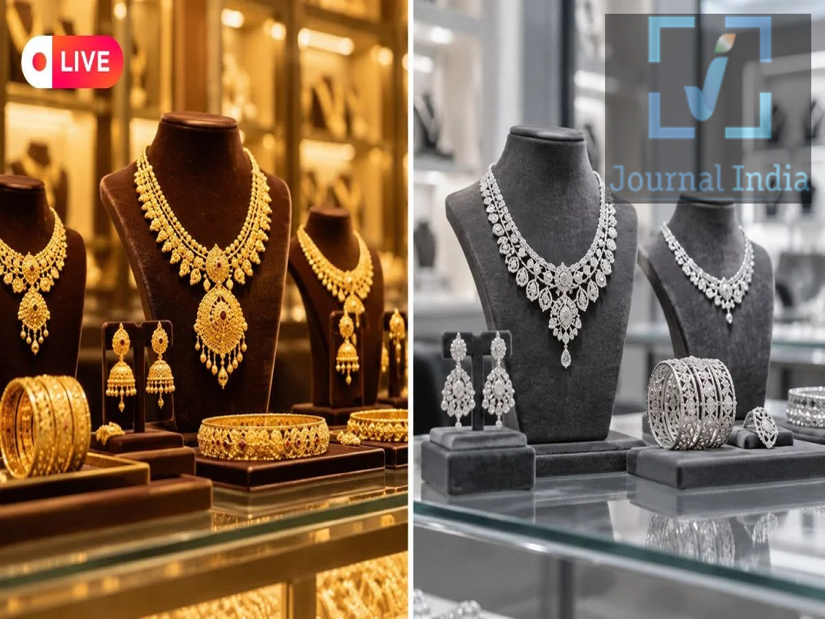Gold and Silver Price- आपके शहर में जानें 24K, 22K, 18K सोने की कीमत, यहां क्लिक करें दोस्तो त्योहार की सीजन में भी सोने और चांदी के भावों मे उतार चढ़ाव हो ही हैं, बात करें आज की तो मल्टी कमोडिटी एक्सचेंज (MCX) पर बाजार खुलने से पहले सोने के वायदा भाव (गोल्ड फ्यूचर्स) में मामूली तेजी देखी गई। 24 कैरेट सोने की कीमत ₹77 या 0.05% बढ़कर ₹1,43,150 प्रति 10 ग्राम हो गई, जबकि पिछली क्लोजिंग कीमत ₹1,43,073 थी। वहीं, स्थानीय बाजार की स्थितियों, टैक्स और अन्य शुल्कों के आधार पर अलग-अलग शहरों में सोने की कीमतें अलग-अलग हो सकती हैं। जो लोग सोने के आभूषण खरीदने की योजना बना रहे हैं, उन्हें खरीदारी से पहले ताजा भाव जरूर देख लेने चाहिए। आज सोने की कीमत: मुख्य अपडेट - MCX गोल्ड प्राइस: ₹1,43,150 प्रति 10 ग्राम (₹77 की बढ़ोतरी)। - बुलियन मार्केट रेट: 24 कैरेट सोना ₹1,43,530 प्रति 10 ग्राम। - दिल्ली बुलियन मार्केट: सोमवार को लागू टैक्स सहित सोने की कीमत ₹1,46,300 प्रति 10 ग्राम थी। - अंतरराष्ट्रीय सोने की कीमत: $4,022 प्रति औंस। - गुडरिटर्न्स (GoodReturns) गोल्ड रेट: दिल्ली में 24 कैरेट सोना ₹1,42,900, 22 कैरेट सोना ₹1,31,000 और 18 कैरेट सोना ₹1,07,210 प्रति 10 ग्राम है। प्रमुख शहरों में आज सोने के भाव शहर के अनुसार दिए गए आंकड़ों के मुताबिक, 24 कैरेट, 22 कैरेट और 18 कैरेट सोने की प्रति 10 ग्राम कीमत इस प्रकार है: - दिल्ली: 24K ₹1,42,900 | 22K ₹1,31,000 | 18K ₹1,07,210 - मुंबई: 24K ₹1,42,750 | 22K ₹1,30,850 | 18K ₹1,07,060 - कोलकाता: 24K ₹1,42,750 | 22K ₹1,30,850 | 18K ₹1,07,060 - चेन्नई: 24K ₹1,42,750 | 22K ₹1,30,850 | 18K ₹1,07,050 - पटना: 24K ₹1,42,800 | 22K ₹1,30,900 | 18K ₹1,07,110 - लखनऊ: 24K ₹1,42,900 | 22K ₹1,31,000 | 18K ₹1,07,210 - मेरठ: 24K ₹1,42,900 | 22K ₹1,31,000 | 18K ₹1,07,210 - अयोध्या: 24K ₹1,42,900 | 22K ₹1,31,000 | 18K ₹1,07,210 - कानपुर: 24K ₹1,42,900 | 22K ₹1,31,000 | 18K ₹1,07,210 - अलीगढ़: 24K ₹1,42,900 | 22K ₹1,31,000 | 18K ₹1,07,210 - मुरादाबाद: 24K ₹1,42,900 | 22K ₹1,31,000 | 18K ₹1,07,210 - मिर्जापुर: 24K ₹1,42,900 | 22K ₹1,31,000 | 18K ₹1,07,210 - झांसी: 24K ₹1,42,900 | 22K ₹1,31,000 | 18K ₹1,07,210 खरीदारों को किन बातों का ध्यान रखना चाहिए? सोने की कीमतें पूरे कारोबारी दिन के दौरान बदल सकती हैं। आभूषण की अंतिम कीमत में मेकिंग चार्ज, लागू GST और अन्य शुल्क भी शामिल हो सकते हैं। सोना खरीदने से पहले, स्थानीय स्तर पर चल रहे नवीनतम भावों की तुलना करें और उसकी शुद्धता तथा हॉलमार्किंग की जानकारी जरूर जांच लें।