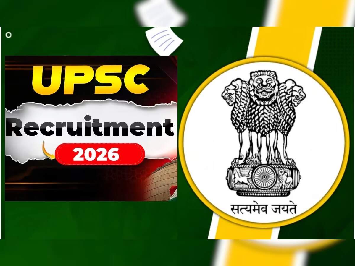 UPSC Recruitment 2026 – UPSC announces recruitment for graduates; here’s how to apply.