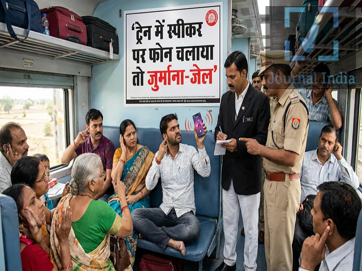 Train Travel Rules- ट्रेन में तेज आवाज में गाने सुनने वाले हो जाएं सावधान, फोन चलाया तो 1000 का जुर्माना दोस्तो अगर आपने ट्रेन में सफर किया हो तो आपने देखा होगा कि कई लोग सफर के दौरान तेज आवाज में गाना सुनते हैं, वीडियो देखना या सोशल मीडिया रील्स स्क्रॉल करने से सह-यात्रियों को परेशानी हो सकती है और रेलवे नियमों के तहत आपके खिलाफ कार्रवाई भी हो सकती है। सदर्न रेलवे ने शांति बनाए रखने और सभी के लिए एक आरामदायक यात्रा सुनिश्चित करने के उद्देश्य से दिशा-निर्देशों को फिर से दोहराया है। आइए जानते हैं इसके बारे में पूरी डिटेल्स नए रेलवे दिशा-निर्देशों की मुख्य बातें: ₹1,000 तक का जुर्माना: जो यात्री परेशानी पैदा करते हैं, उनके खिलाफ रेलवे कर्मचारी कानूनी प्रावधानों के अनुसार कार्रवाई कर सकते हैं।  गंभीर मामलों में जेल: रेलवे अधिनियम की धारा 145 के तहत, परेशानी पैदा करने का दोषी पाए जाने पर व्यक्ति को छह महीने तक की जेल, ₹5,000 तक का जुर्माना, या दोनों हो सकते हैं।  इयरफ़ोन का इस्तेमाल करें: यात्रियों को सलाह दी जाती है कि संगीत सुनते, वीडियो देखते या कोई अन्य ऑडियो कंटेंट सुनते समय इयरफ़ोन का इस्तेमाल करें। ज़ोर से बातचीत करने से बचें: मोबाइल फोन पर तेज़ आवाज़ में बात करने, तेज़ रिंगटोन का इस्तेमाल करने और दूसरों को परेशान करने से बचें, खासकर रात के समय। फोन को साइलेंट पर रखें: अनावश्यक शोर से बचने के लिए रेलवे प्रशासन मोबाइल फोन को साइलेंट या वाइब्रेशन मोड पर रखने की सलाह देता है। सदर्न रेलवे ने ये निर्देश क्यों जारी किए हैं? सदर्न रेलवे के अनुसार, मोबाइल स्पीकर पर तेज़ आवाज़ में संगीत और वीडियो चलाने से उन यात्रियों को परेशानी होती है जो अपनी यात्रा के दौरान आराम करना या सोना चाहते हैं। यह समस्या AC कोचों और रात की यात्रा के दौरान और भी गंभीर हो सकती है। जागरूकता फैलाने के लिए, रेलवे प्रशासन ने निर्देश दिया है कि पब्लिक एड्रेस सिस्टम के ज़रिए हिंदी, अंग्रेज़ी और क्षेत्रीय भाषाओं में घोषणाएं की जाएं। रेलवे स्टेशनों और ट्रेनों में नोटिस भी लगाए जा सकते हैं।  रेलवे अधिनियम की धारा 145 क्या कहती है धारा 145 दुर्व्यवहार से संबंधित है, जिसमें रेलवे परिसर में नशे की हालत में होना, परेशानी पैदा करना और अन्य तरह का व्यवधान डालने वाला व्यवहार शामिल है। नियमों का उल्लंघन करने वाले यात्रियों के खिलाफ रेलवे कर्मचारी उचित कार्रवाई कर सकते हैं। मोबाइल फोन पर ऑडियो चलाने का मतलब यह नहीं है कि यात्री को तुरंत जेल भेज दिया जाएगा। कार्रवाई परिस्थितियों, अपराध की प्रकृति और संबंधित कानूनी प्रावधानों पर निर्भर करती है।