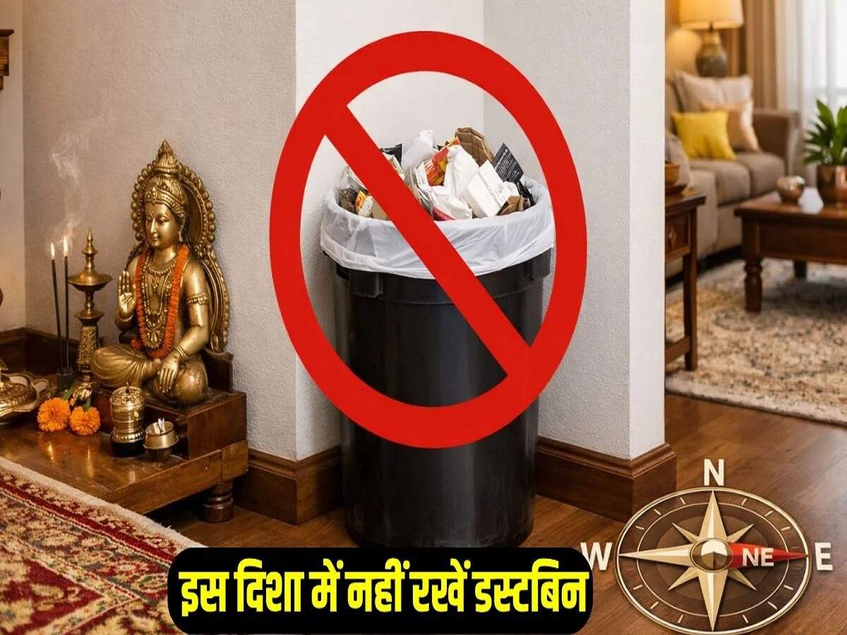 Vastu Tips: A dustbin placed in this direction blocks the inflow of wealth; find out the correct direction.
