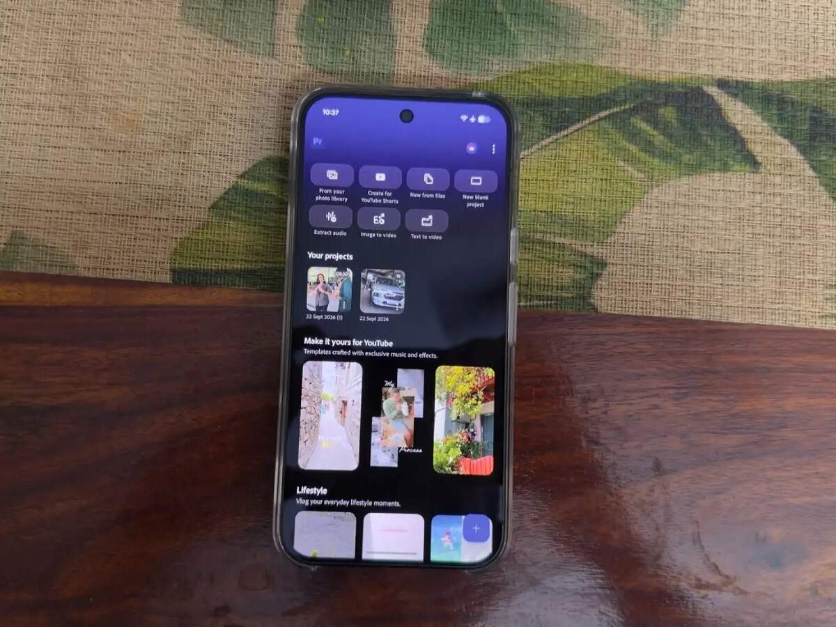 Adobe Premiere – Edit right from your phone; Adobe Premiere arrives on Android.
